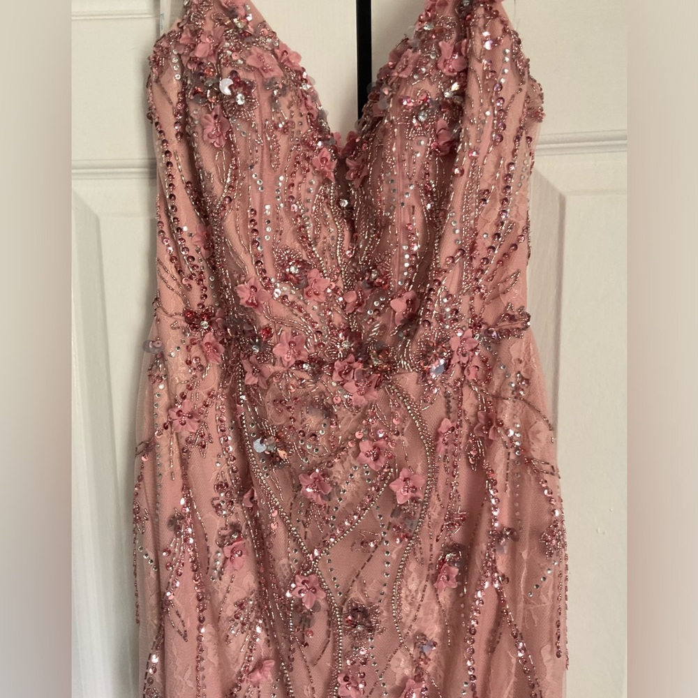 (NWT) Camille La Vie Mermaid Flower Maxi Dress - Picture 2 of 6